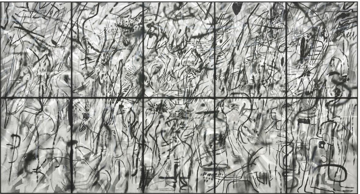 Treatises on the Executed, (from Robin’s Intimacy) by Julie Mehretu