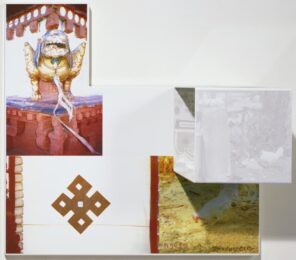 Tibetan Locks (Curtain) by Robert Rauschenberg at Gemini G.E.L. at Joni Moisant Weyl
