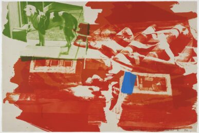 Rust Pursuit by Robert Rauschenberg at Gemini G.E.L. at Joni Moisant Weyl