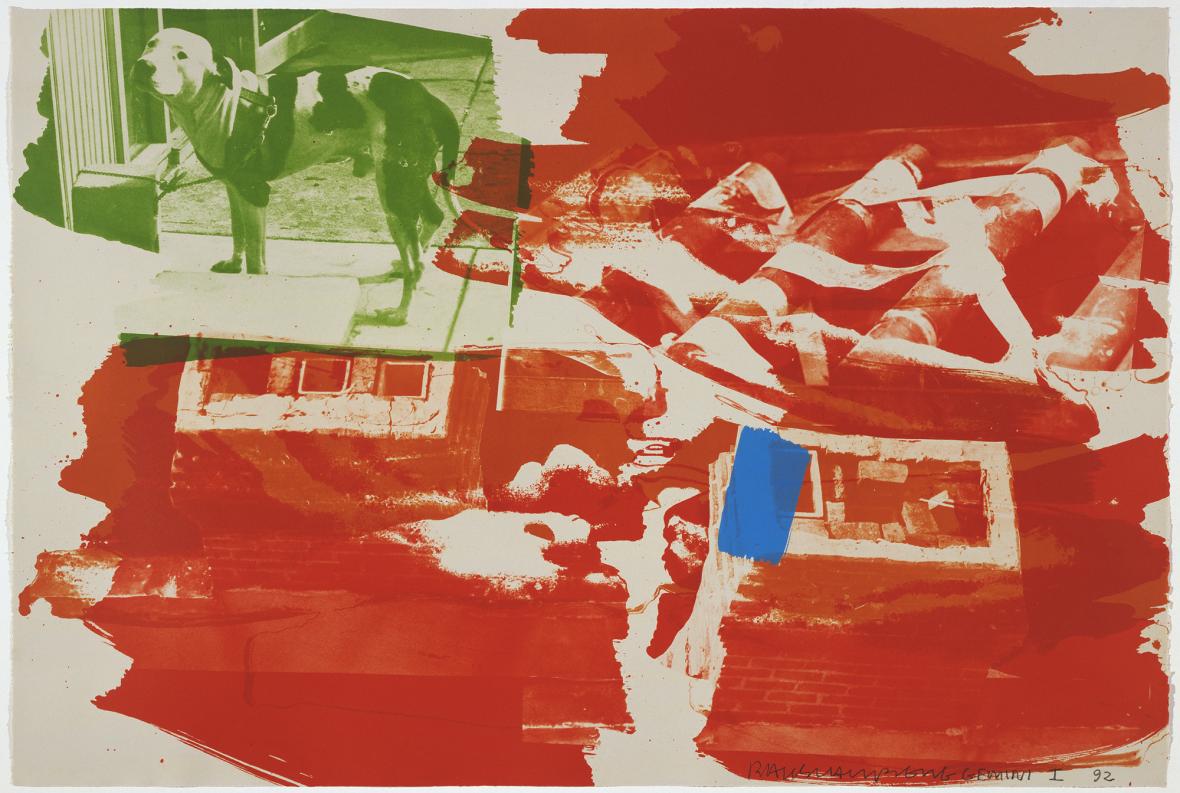 Rust Pursuit by Robert Rauschenberg