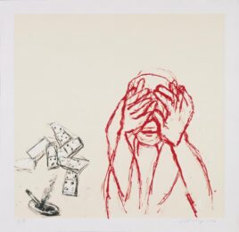 Crying by Susan Rothenberg at Gemini G.E.L. at Joni Moisant Weyl