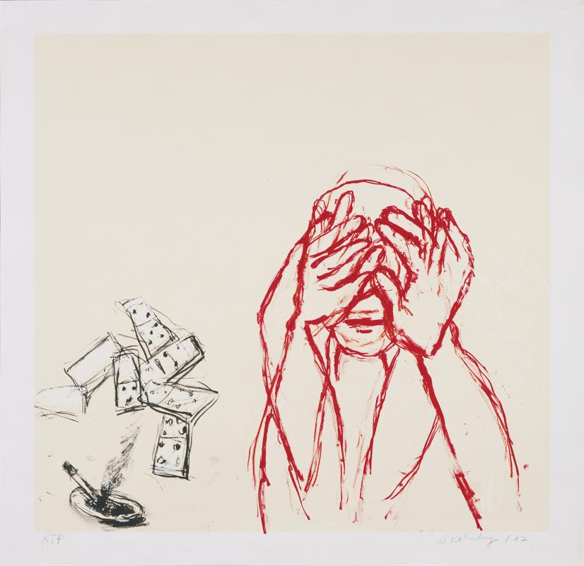 Crying by Susan Rothenberg