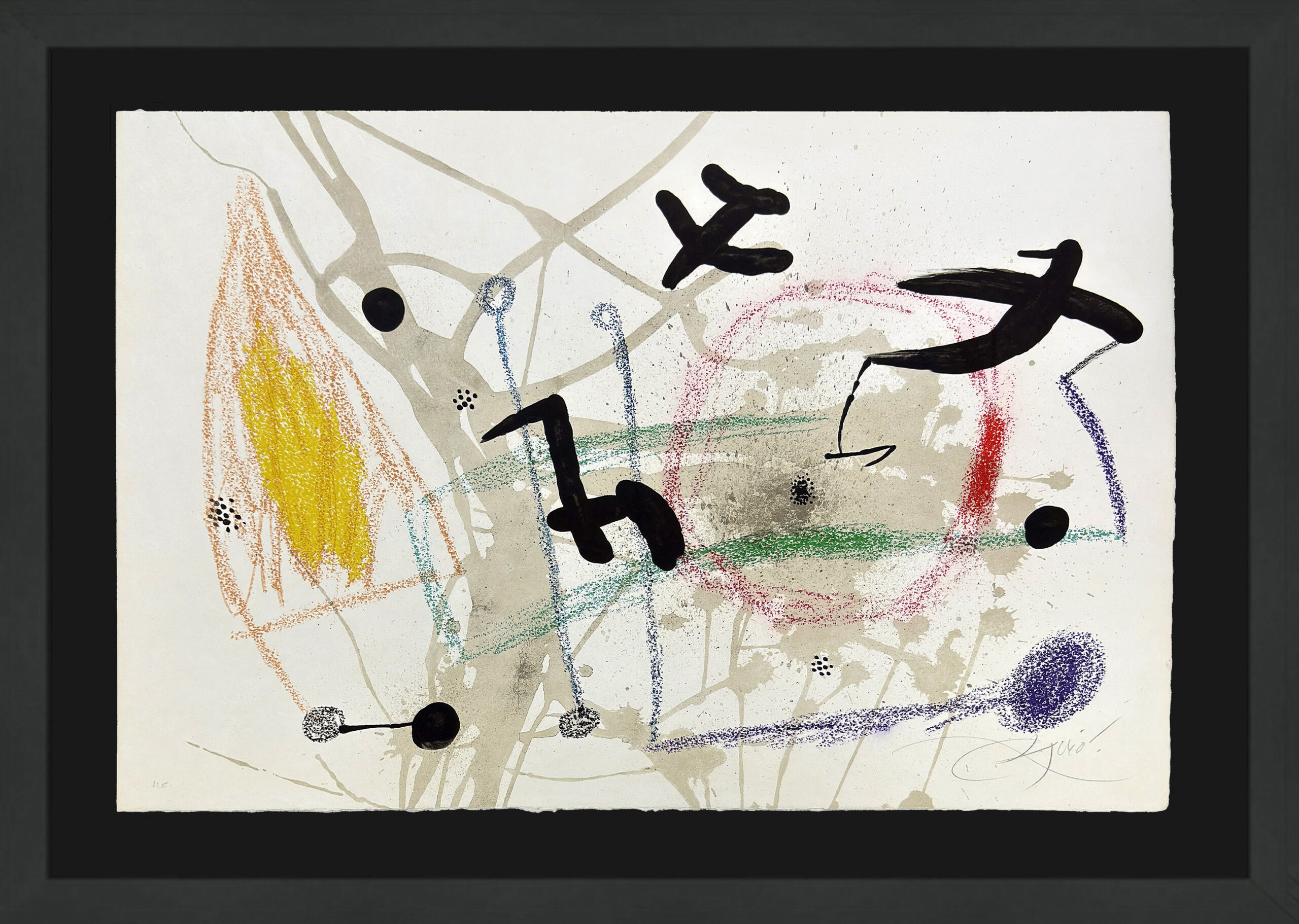 Plate 5, from Maravillas con Variaciones Acrósticas en El Jardín de Miró by Joan Miro
