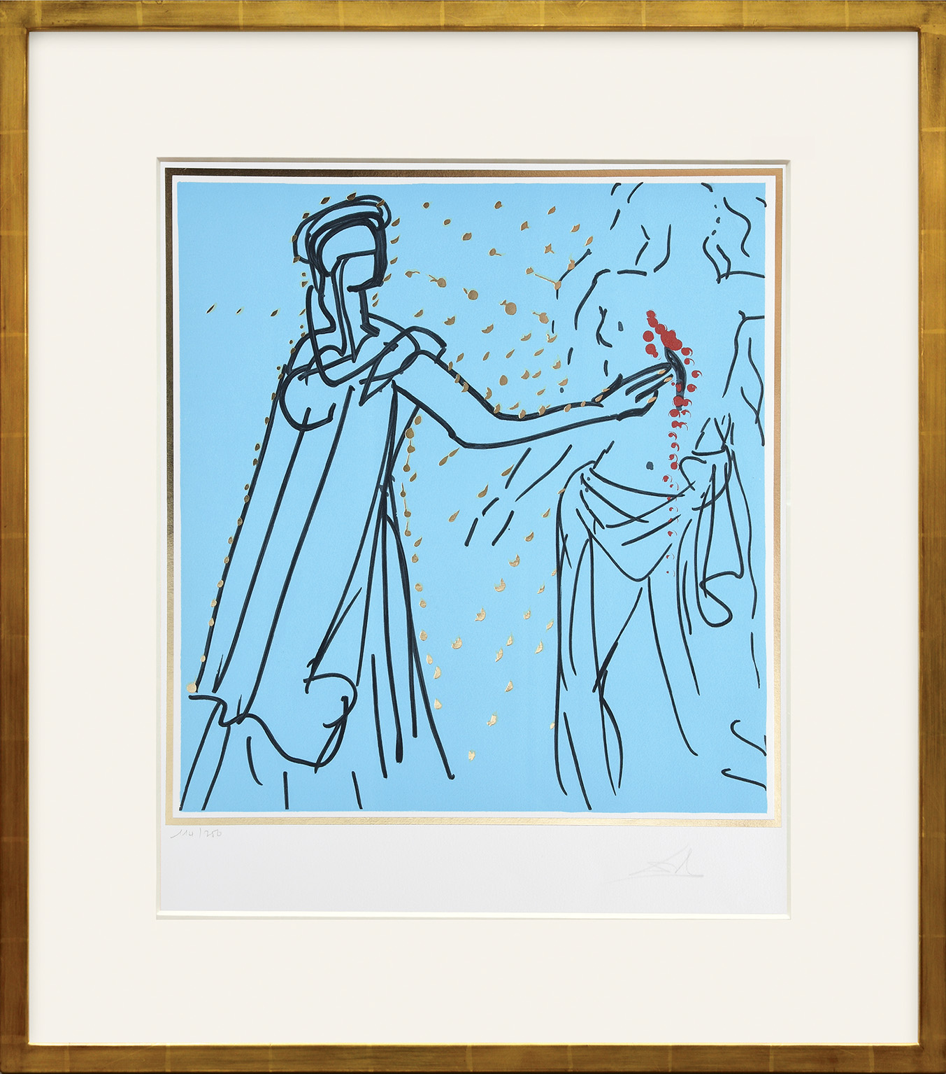 Lancelot Healing Sir Urre. by Salvador Dalí