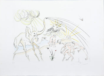 Les Animaux Malades de la Peste. (Plague Stricken Animals) by Salvador Dalí at Peter Harrington Gallery