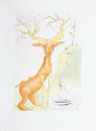 Le Cerf se voyant dans l’eau. (The Stag Reflected in the Water.) by Salvador Dalí at Peter Harrington Gallery