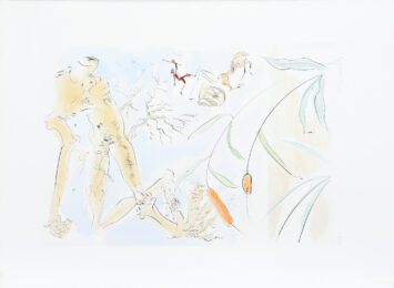 La Chéne et le Roseeau. (The Oak and the Reed.) by Salvador Dalí at Peter Harrington Gallery