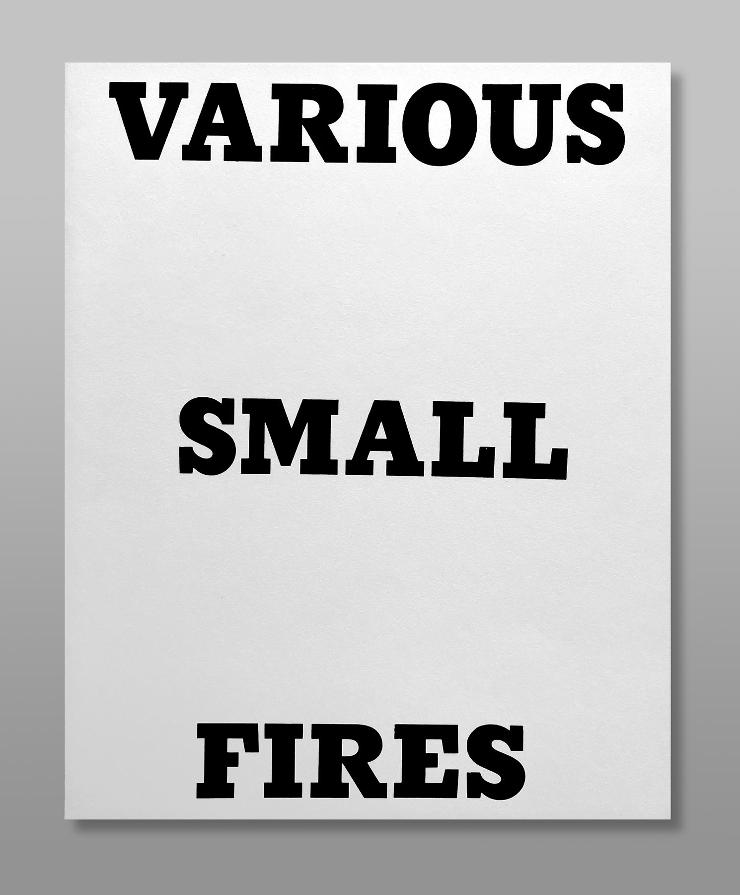 Various Small Fires by Ed Ruscha