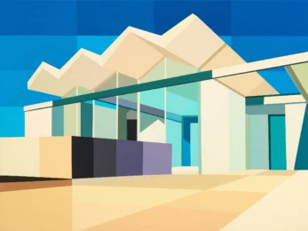 Wexler Steel House 1 by Andy Burgess at Maune Contemporary