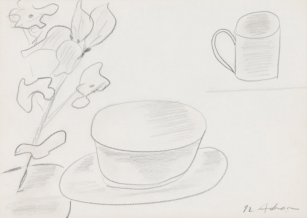 Etel Adnan Untitled (Teacup) by Etel Adnan