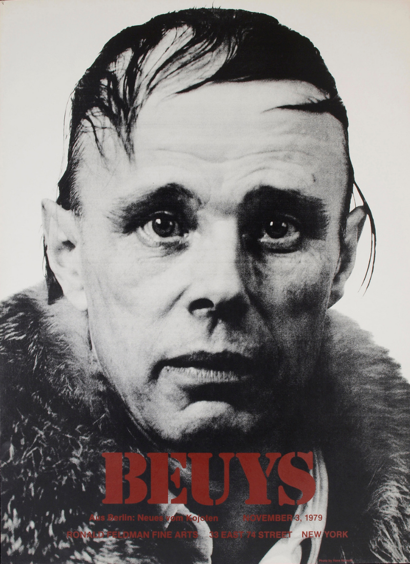 Feldman Poster (Signed) by Joseph Beuys
