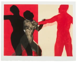 Confrontation II by Spencer Fidler at Flatbed Press and Gallery