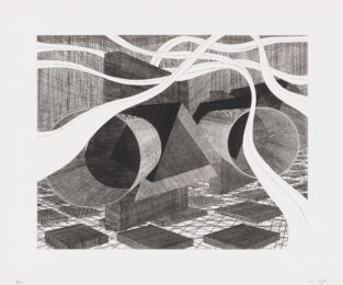MN Black by Al Held at Tandem Press (IFPDA)
