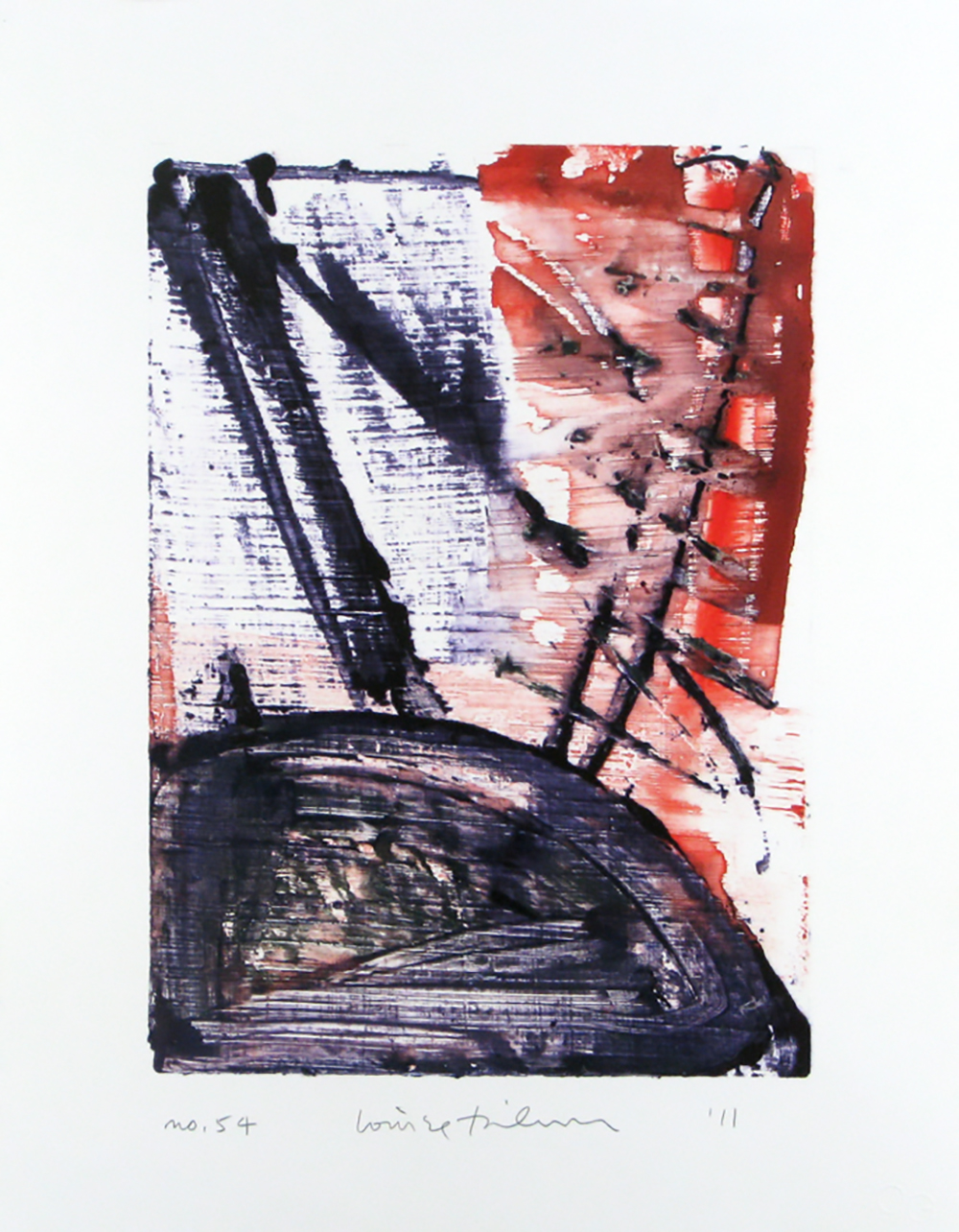 Homage to the Mountains No. 54 by Louise Fishman