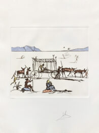 Judgement (hand signed aquatint etching on Arches) by Salvador Dalí at GallArt.com