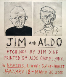 Jim and Aldo by Jim Dine at Michael Woolworth