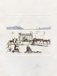 Judgement (hand signed aquatint etching on Arches) by Salvador Dalí at GallArt.com