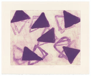 Lavender Print by Katherine Bradford at Tandem Press (IFPDA)