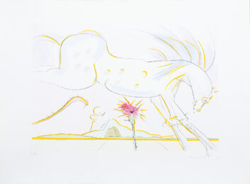 Le Cheval et le Loup. (The Horse and the Wolf) by Salvador Dalí at Peter Harrington Gallery