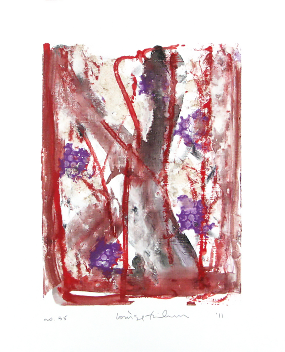 Homage to the Mountains No. 35 by Louise Fishman