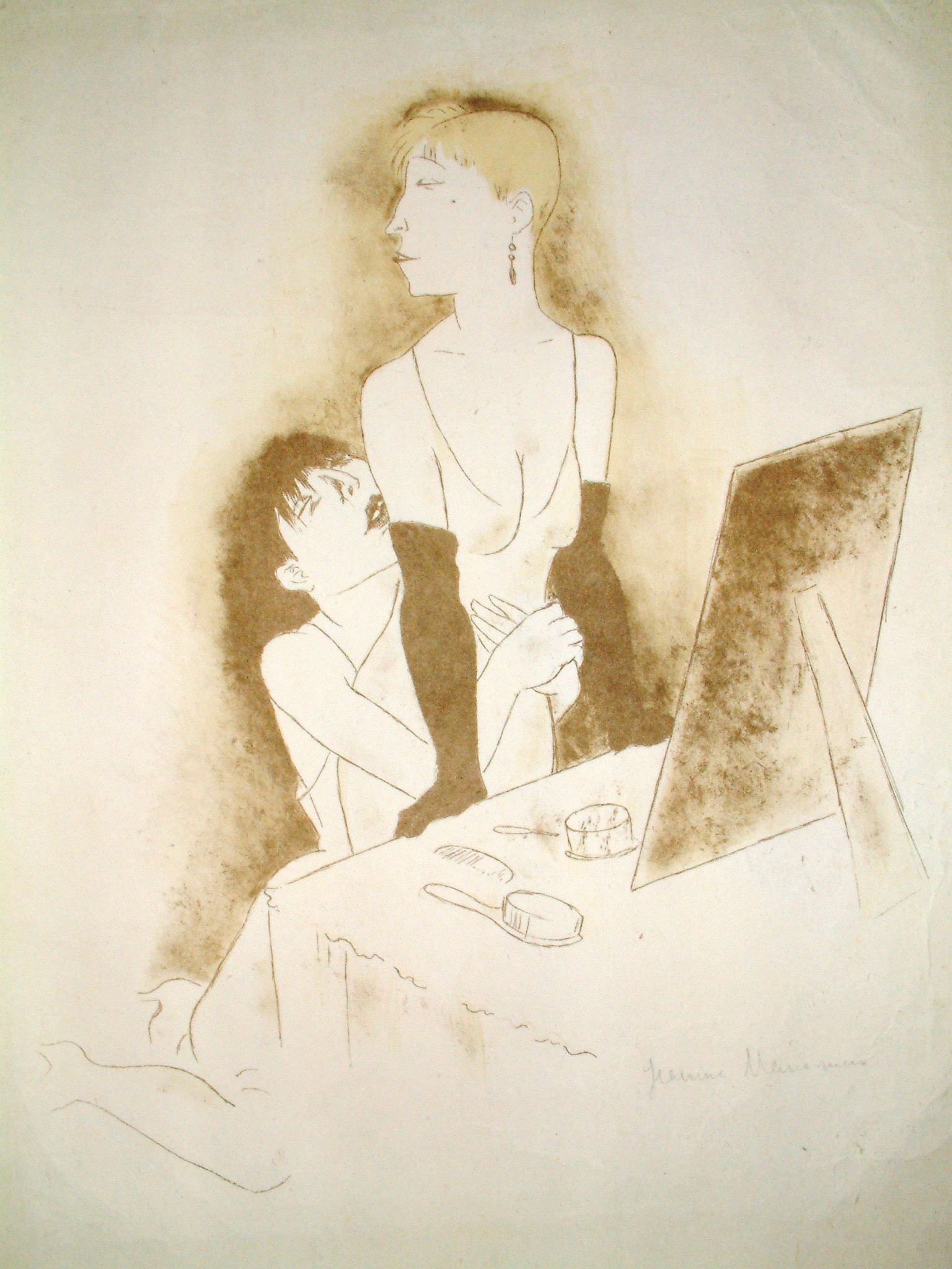 Embrace by Jeanne Mammen