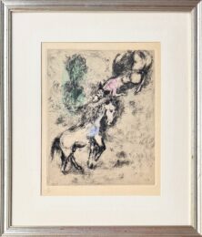 Le Cheval et l’Âne (The Horse and the Donkey) by Marc Chagall at Epicentrum Art Gallery