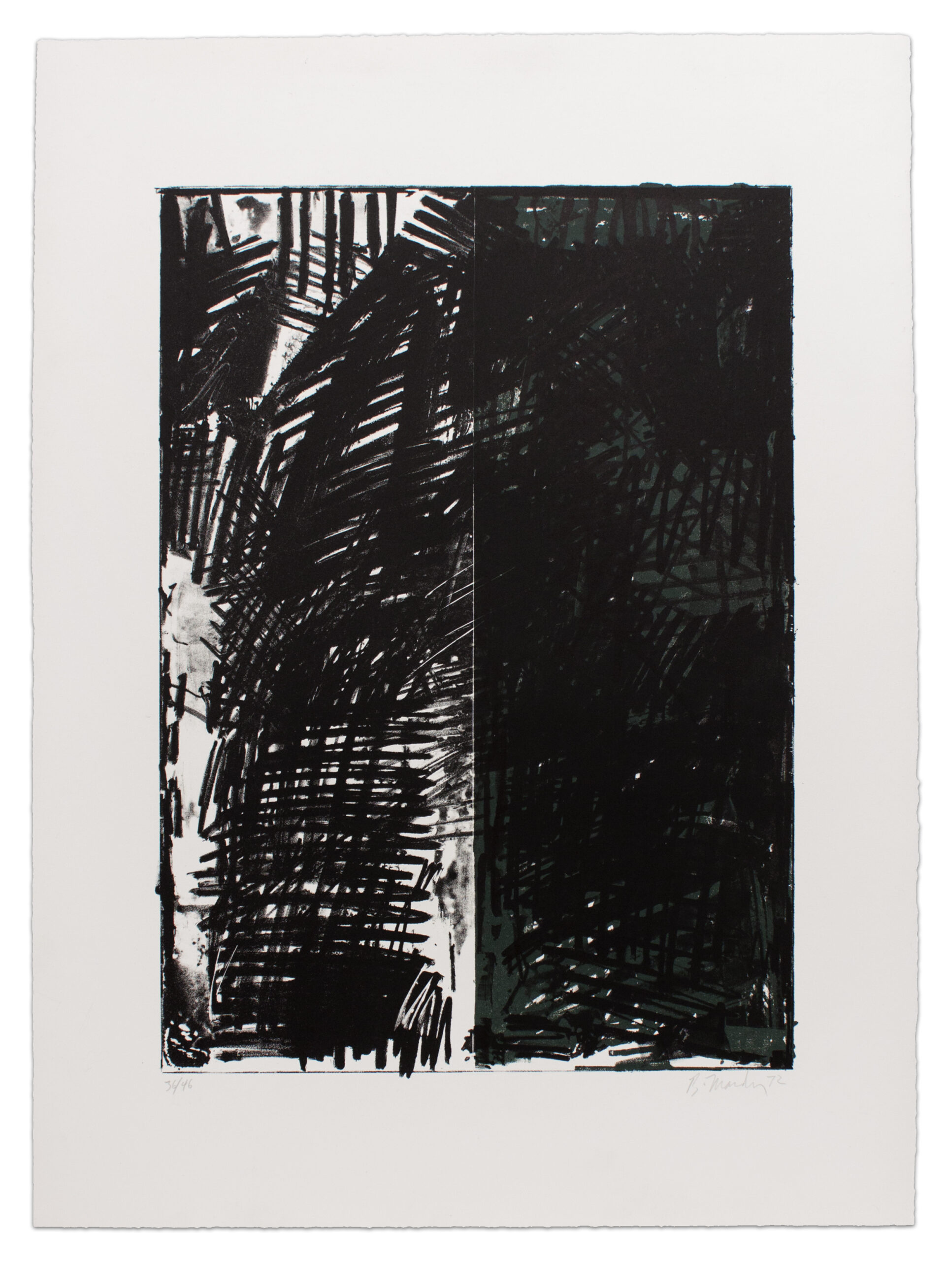 No. 4, from Untitled Press Series by Brice Marden