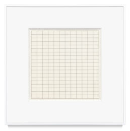On A Clear Day #05 by Agnes Martin at Krakow Witkin Gallery