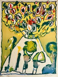 Vulcanologies 4 by Pierre Alechinsky at Epicentrum Art Gallery