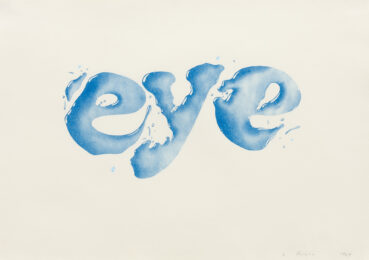 Eye by Ed Ruscha at Susan Sheehan Gallery