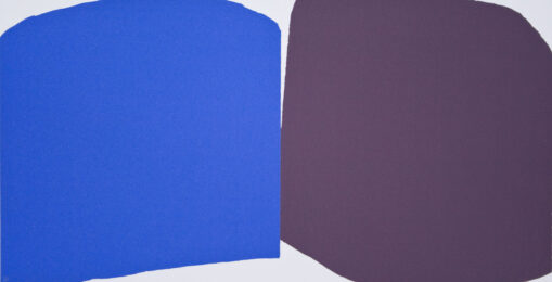 Bleu – violet by Stéphane Bordarier at Michael Woolworth