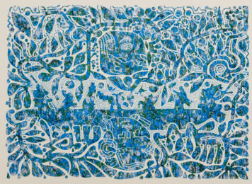 The Seven Paddlers by Jocelyn Akwaba Matignon at Brandywine Workshop and Archives