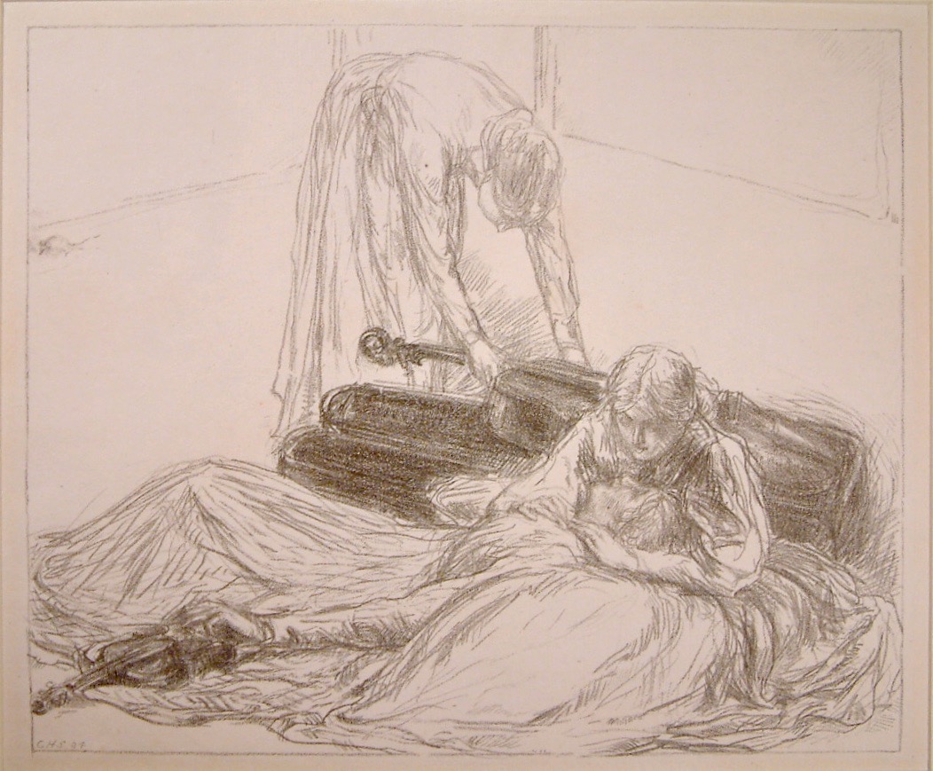 The Three Sisters by Charles Haslewood Shannon