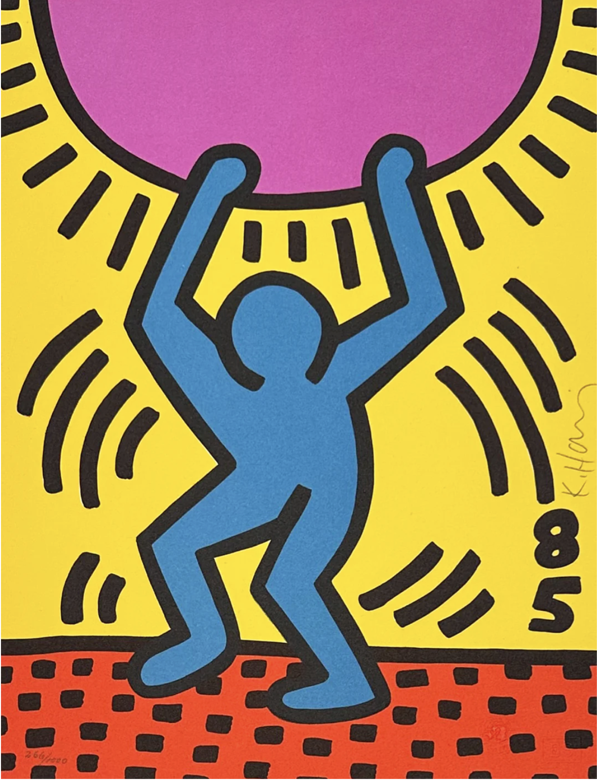 International Youth Year by Keith Haring