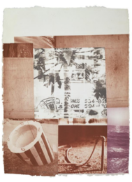 Rookery Mounds – Gray Garden by Robert Rauschenberg at Gemini G.E.L. at Joni Moisant Weyl