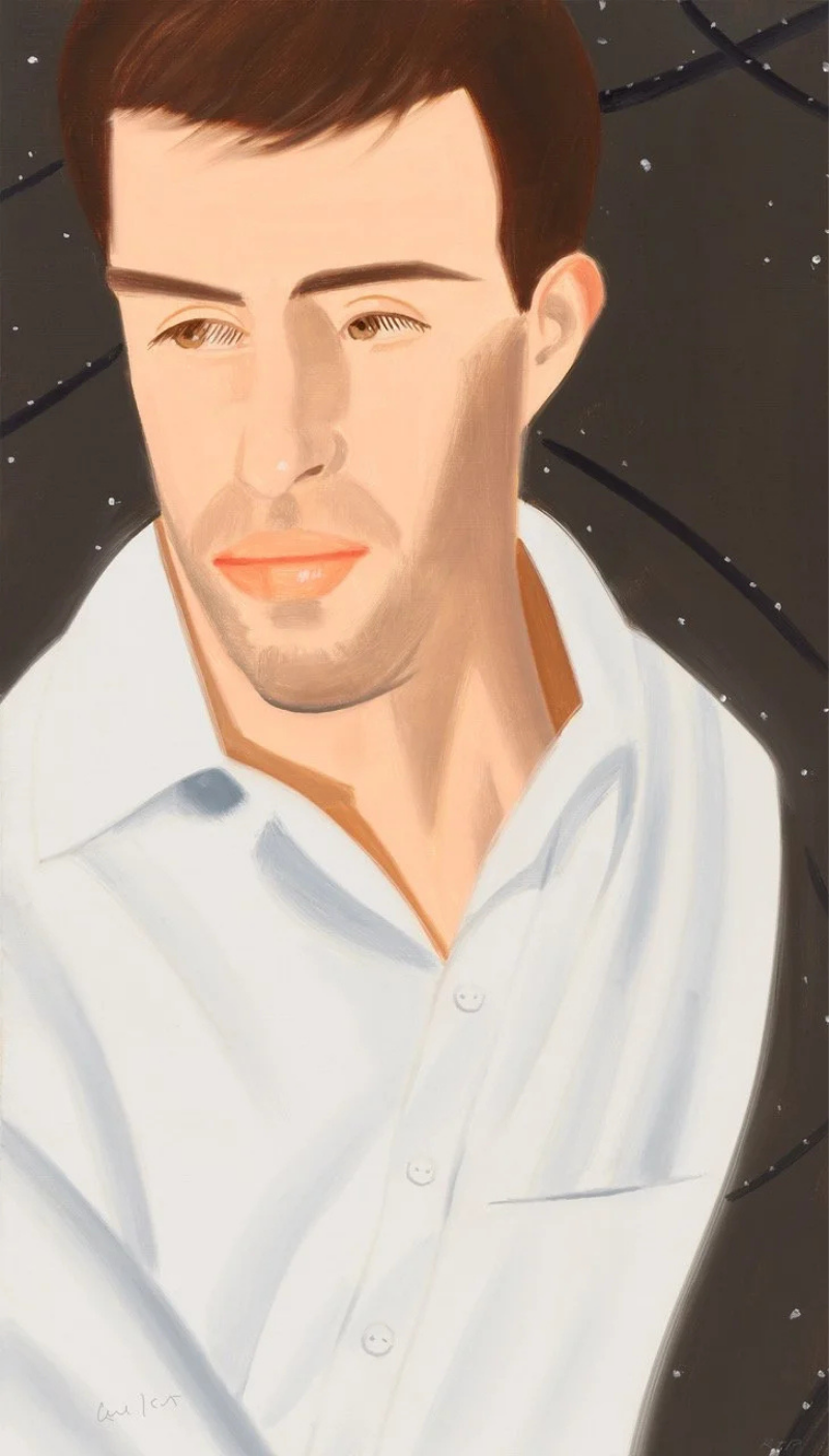 White Shirt (Vincent 2) by Alex Katz