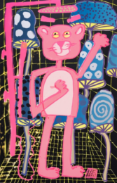 Big Cat 9 by Katherine Bernhardt at Counter Editions