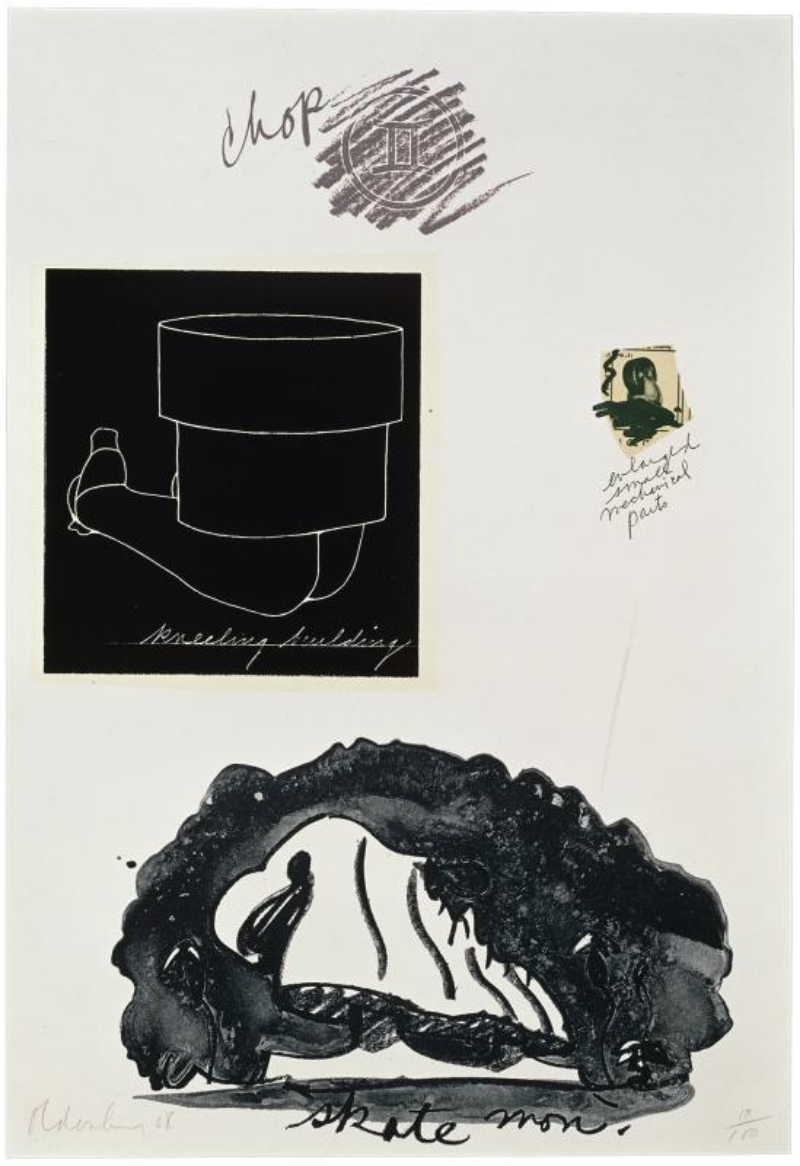 Notes (Kneeling Building) by Claes Oldenburg