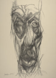 Street Poet in Reflection by Jesse Howard at Bert Green Fine Art