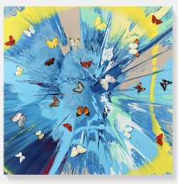 Dreams / H19-3 – Luna Chrysalis by Damien Hirst at Dovehouse Contemporary