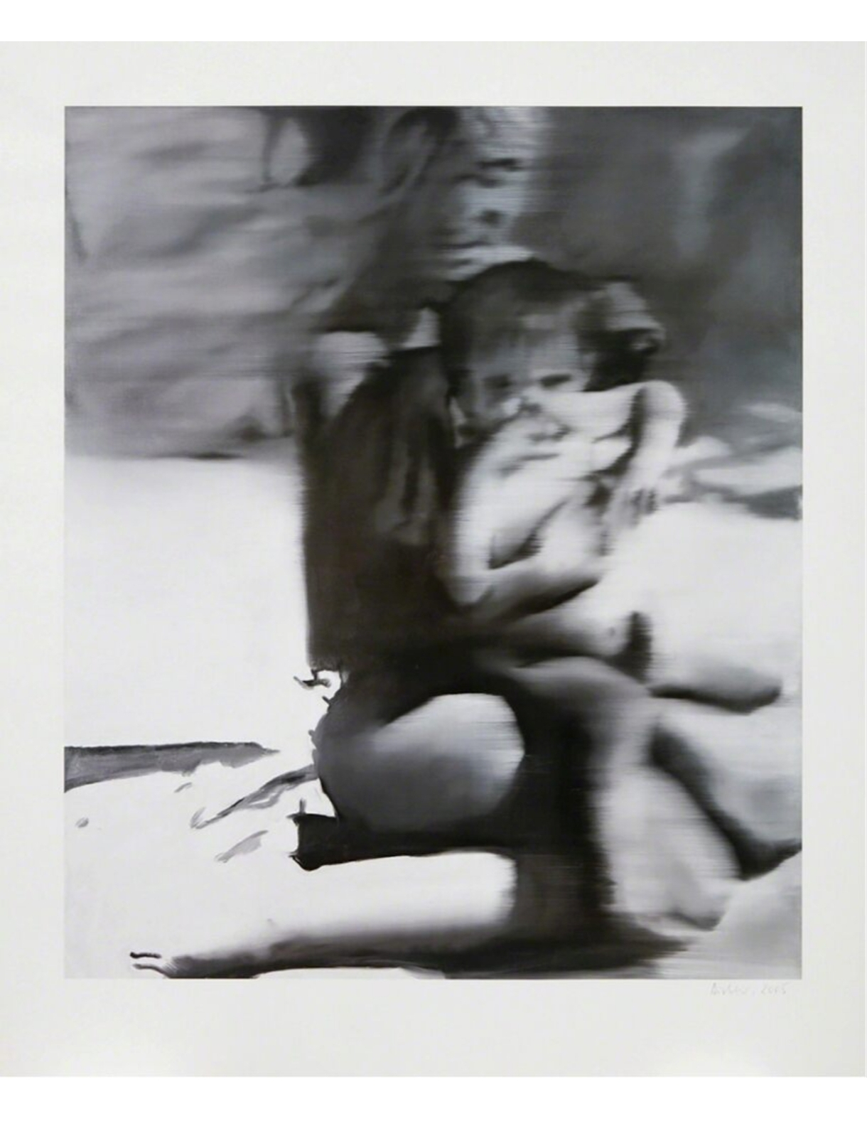 Frau Mit Kind / Mother With Child (1965) by Gerhard Richter