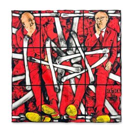 HAHA by Gilbert and George by Gilbert & George at Clifton Gallery
