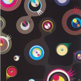 Jellyfish Eyes – Black 2 by Takashi Murakami at Galerie Raphael