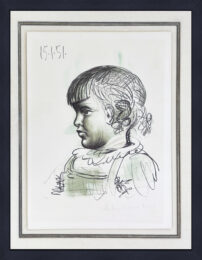 Portrait D’Enfant (Marina Picasso Estate hand signed lithograph) by Pablo Picasso (after) at GallArt.com