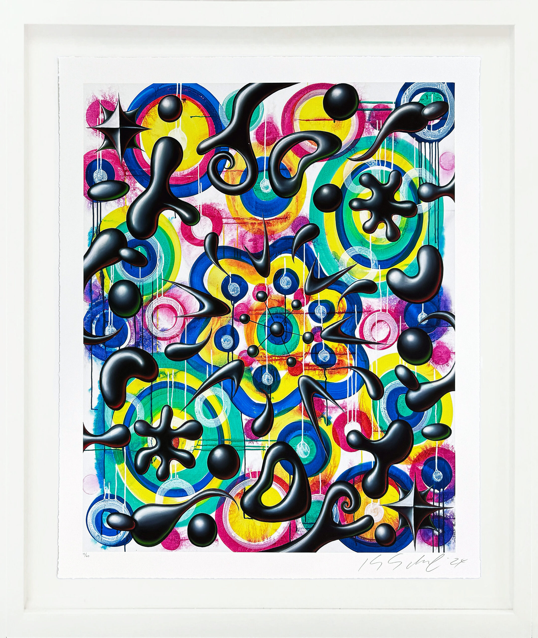 Energala (framed hand signed archival pigment print) by Kenny Scharf