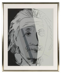 Albert Einstein FS II.229 (hand signed screen print) by Andy Warhol at GallArt.com