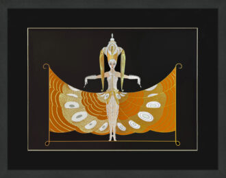 Hindu Princess (large hand signed foil stamped embossed serigraph) by Erte at GallArt.com