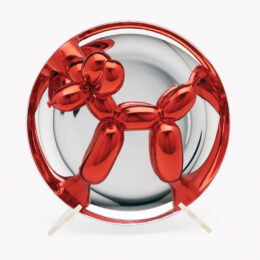 Balloon Dog (Red), Porcelain Sculpture by Jeff Koons at GallArt.com