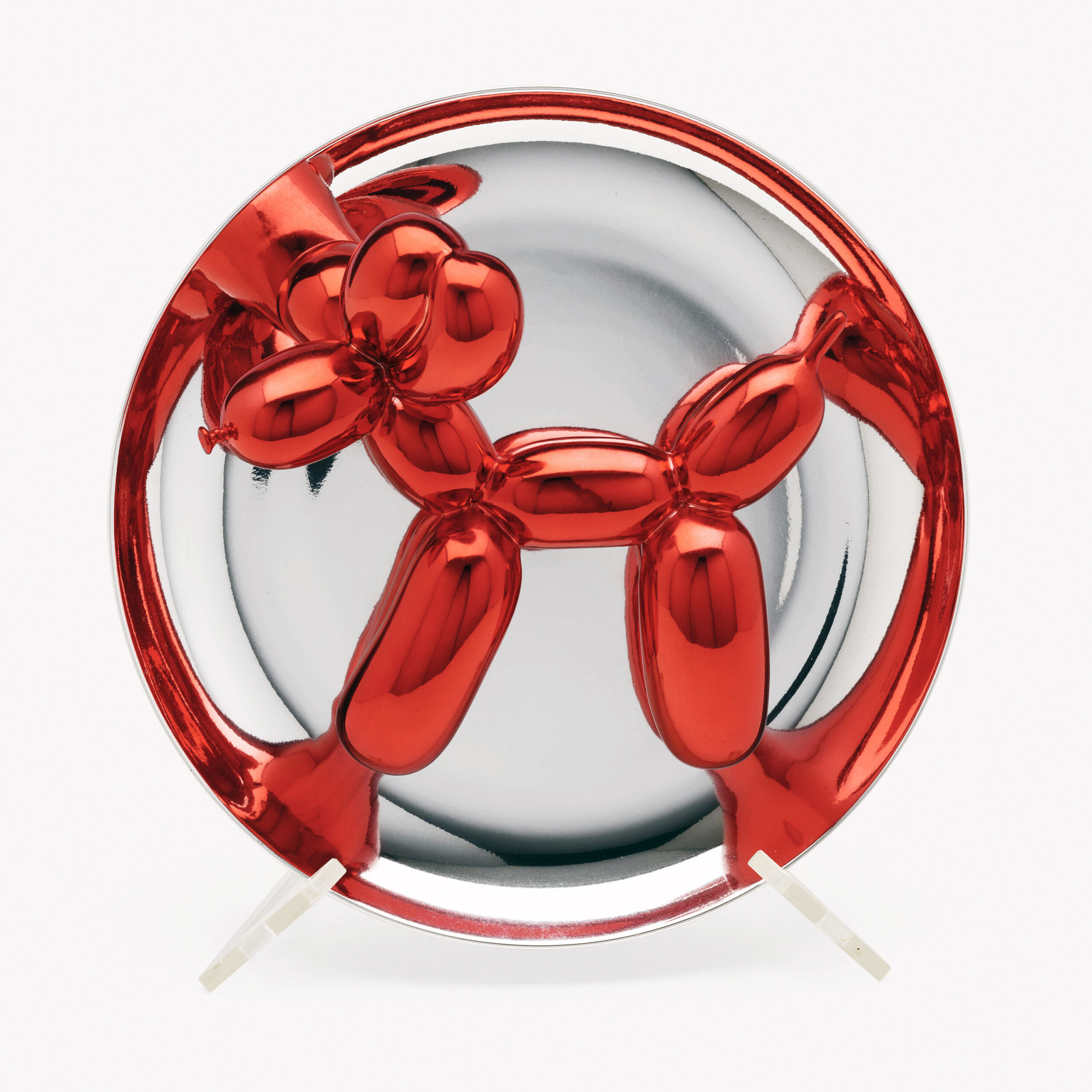 Balloon Dog (Red), Porcelain Sculpture by Jeff Koons