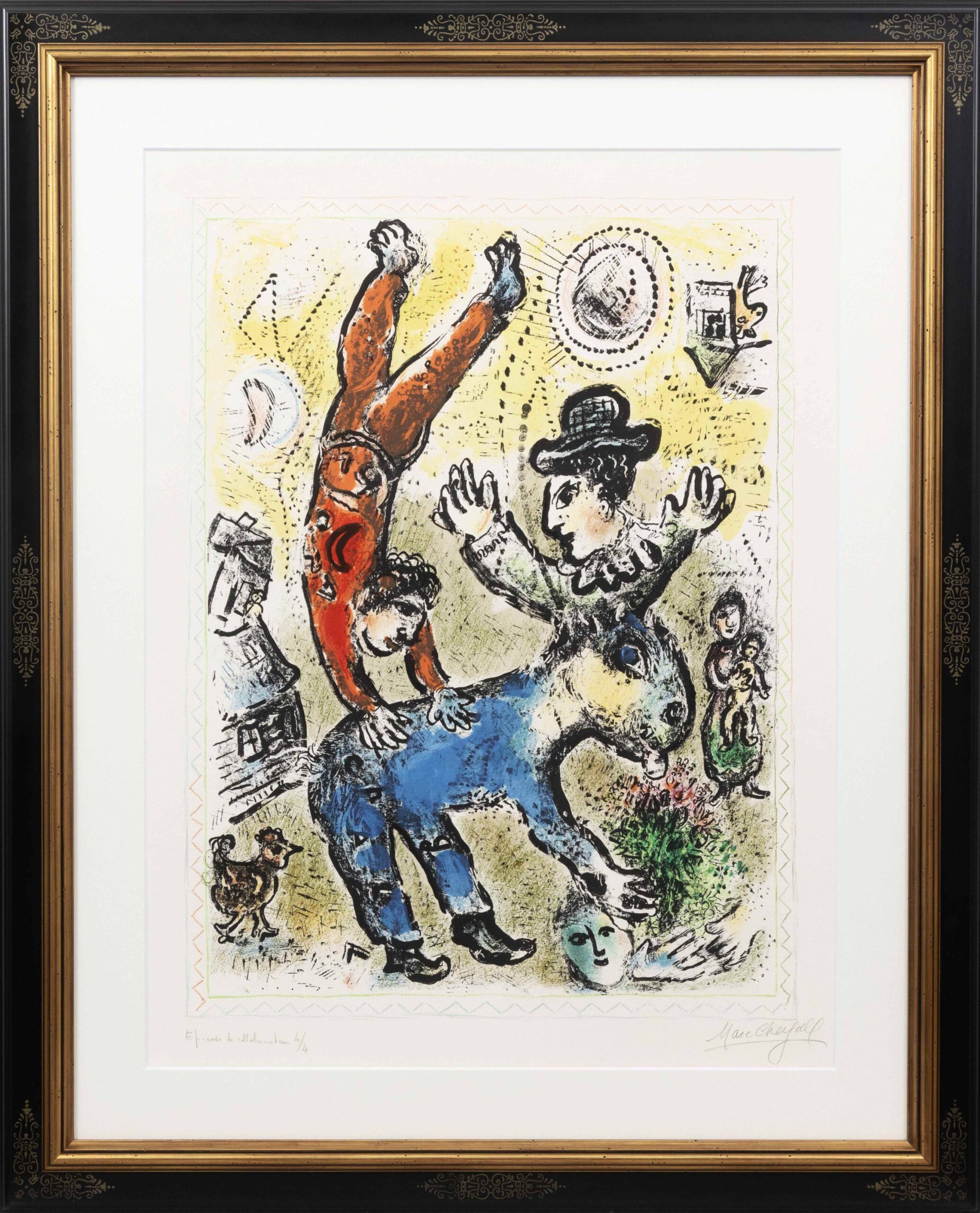 L’Acrobate rouge by Marc Chagall